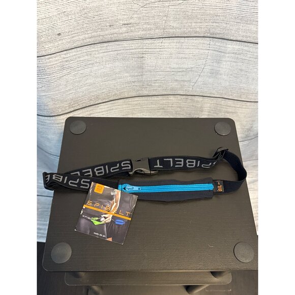 NWT Spibelt Small Personal Item Belt With Adjustable Strap & Blue Zipper Size S - Picture 1 of 3